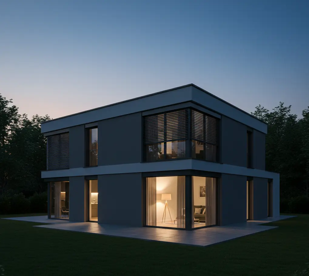 Tryb wyjazdowy - symulacja obecności światłem i roletami